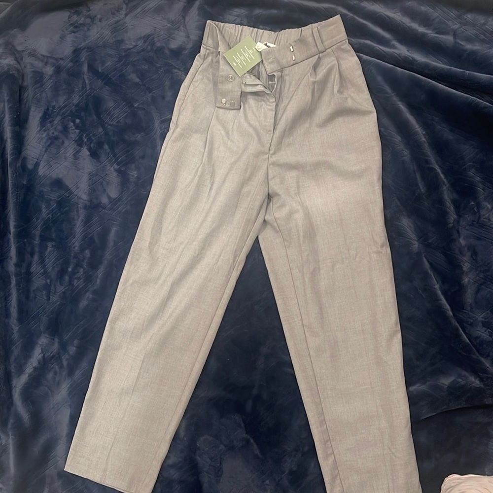 Womens gray suit pants